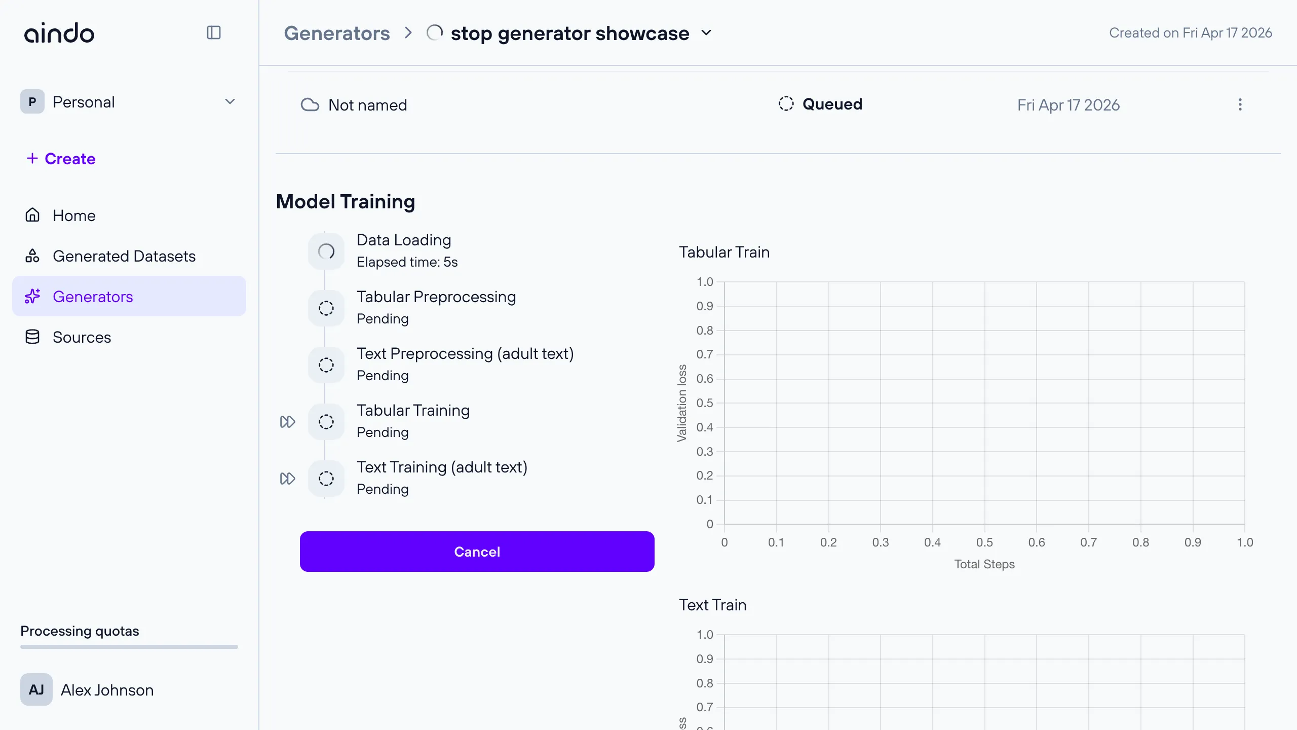 Fast-forward button visible on pending training phases