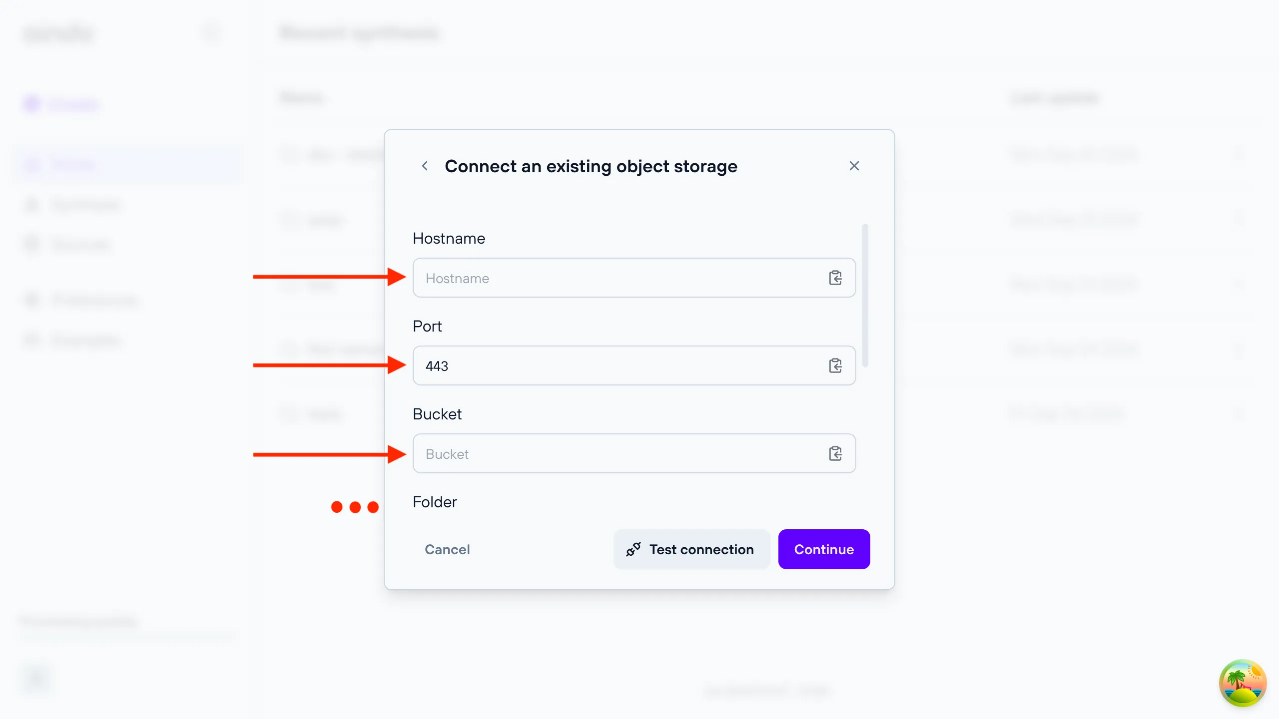 database settings source